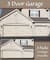 Household Essentials Black Premium Carriage House Garage Door Magnet Set